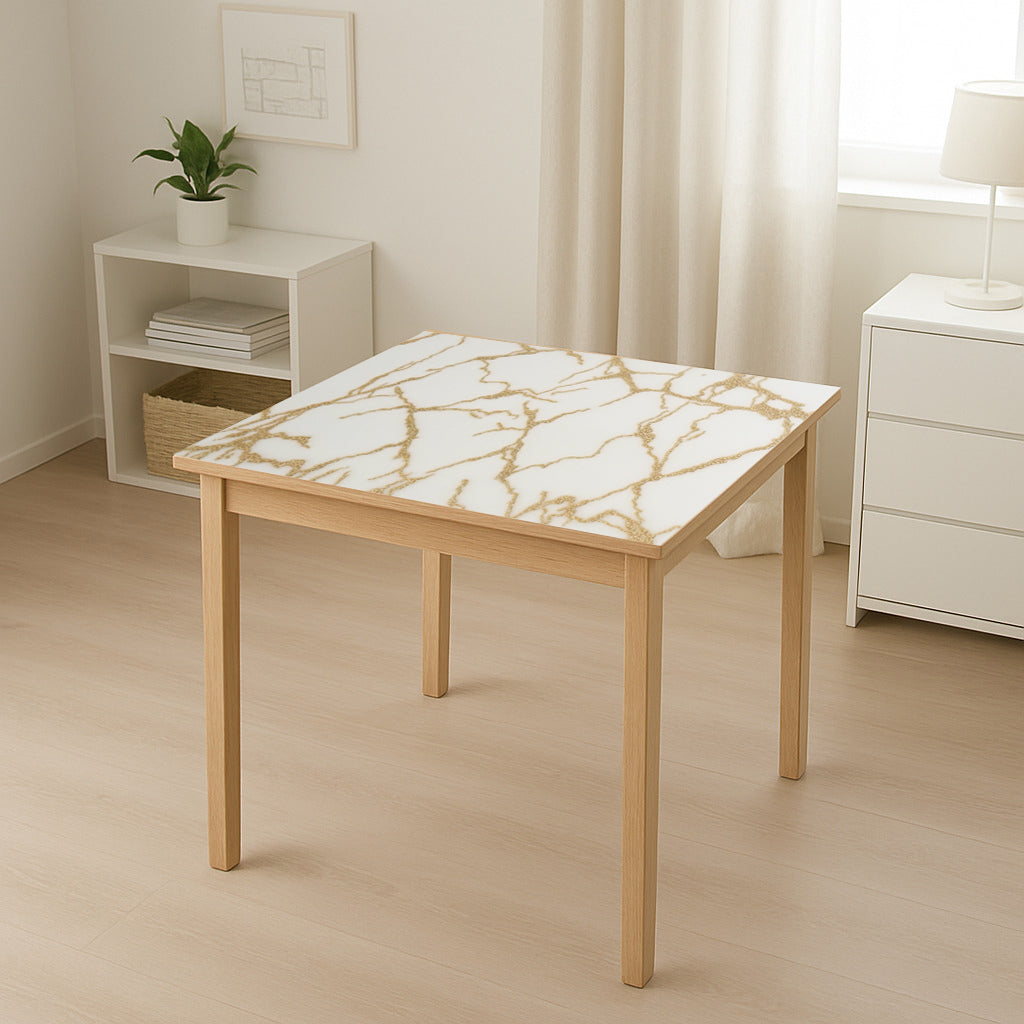 Pellicola protettiva decorativa per tavoli, in PVC siliconato, 100 cm, spessore 1,2 mm, motivo marmo, 20 m/rotolo Breckner Germany