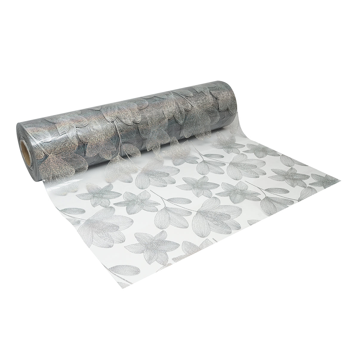 Pellicola protettiva trasparente in PVC siliconico per tavoli, 100 cm, spessore 1,2 mm, fantasia floreale, 20 m/rotolo Breckner Germany - immagine 6
