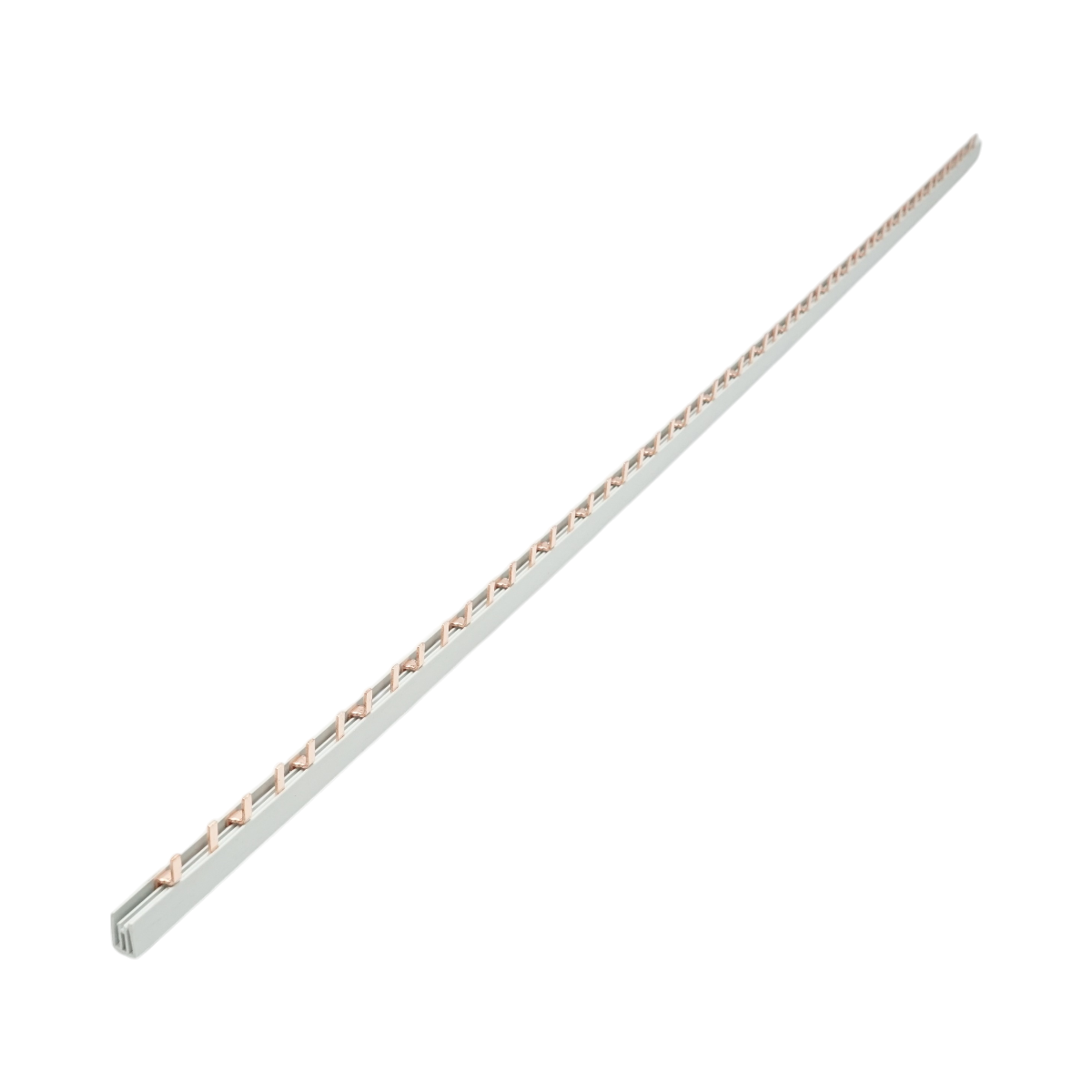 Pettine di collegamento (busbar) monofase 1 m, 2P, 63 A, 56 moduli, per l’alimentazione di interruttori automatici Longroad - immagine 3