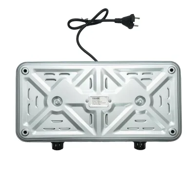 Piastra elettrica 220V, con 2 fornelli, 2000W, 470x250x70mm Piastra riscaldante - immagine 3