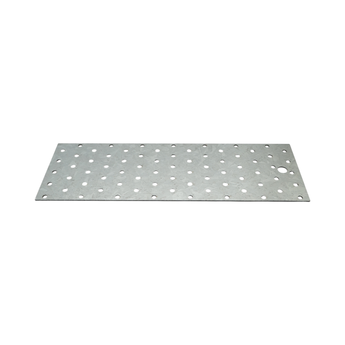 Piastra forata 100x300mm, spessore 2mm, acciaio zincato - immagine 2