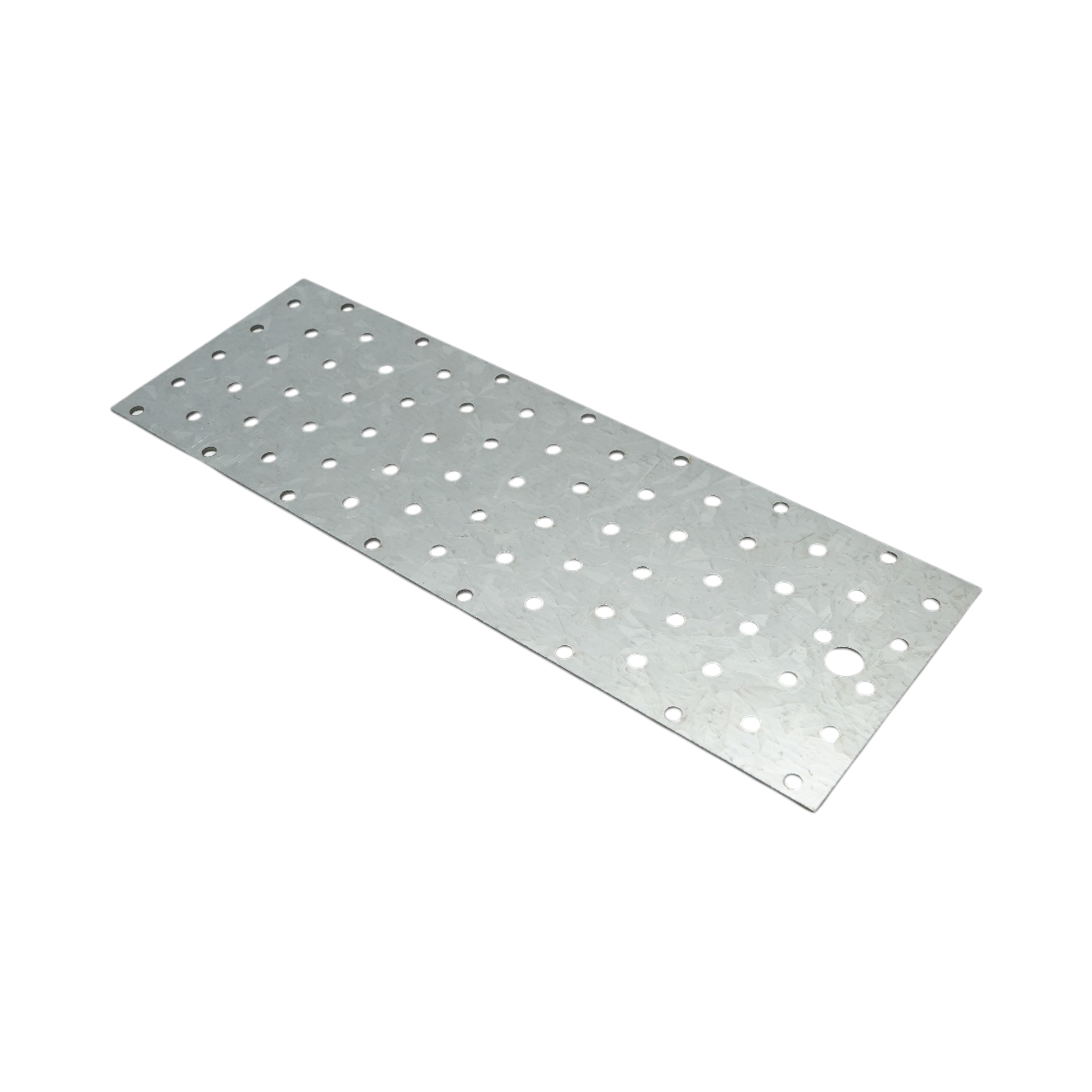 Piastra forata 100x300mm, spessore 2mm, acciaio zincato - immagine 4