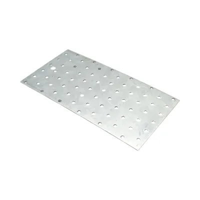 Piastra forata 120x240mm, spessore 2mm, acciaio zincato - immagine 4