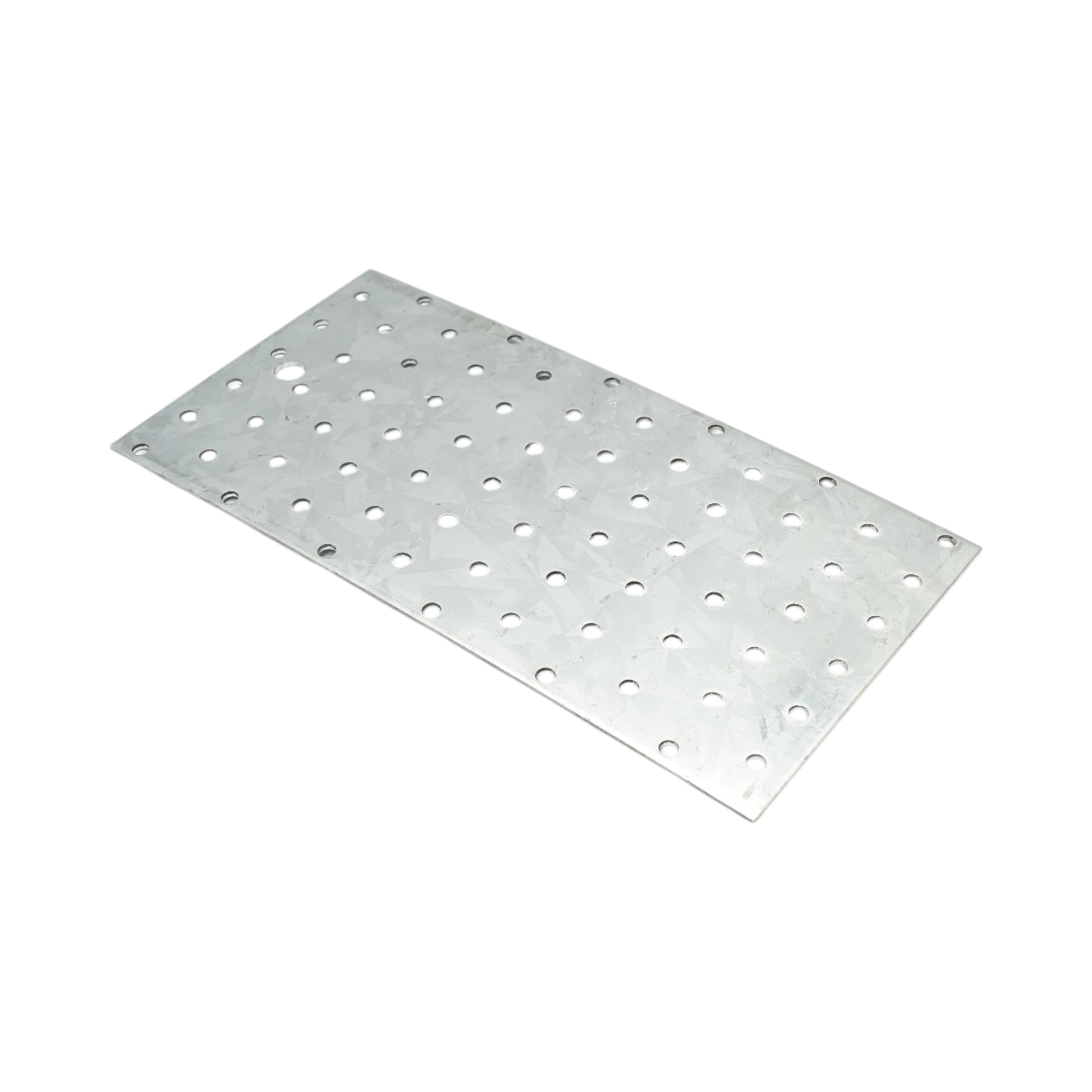 Piastra forata 120x240mm, spessore 2mm, acciaio zincato - immagine 4
