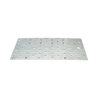 Piastra forata 120x240mm, spessore 2mm, acciaio zincato - immagine 2