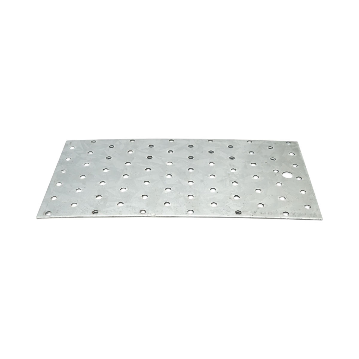 Piastra forata 120x240mm, spessore 2mm, acciaio zincato - immagine 2