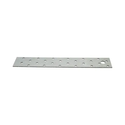 Piastra forata 40x250mm, spessore 2mm, acciaio zincato - immagine 2