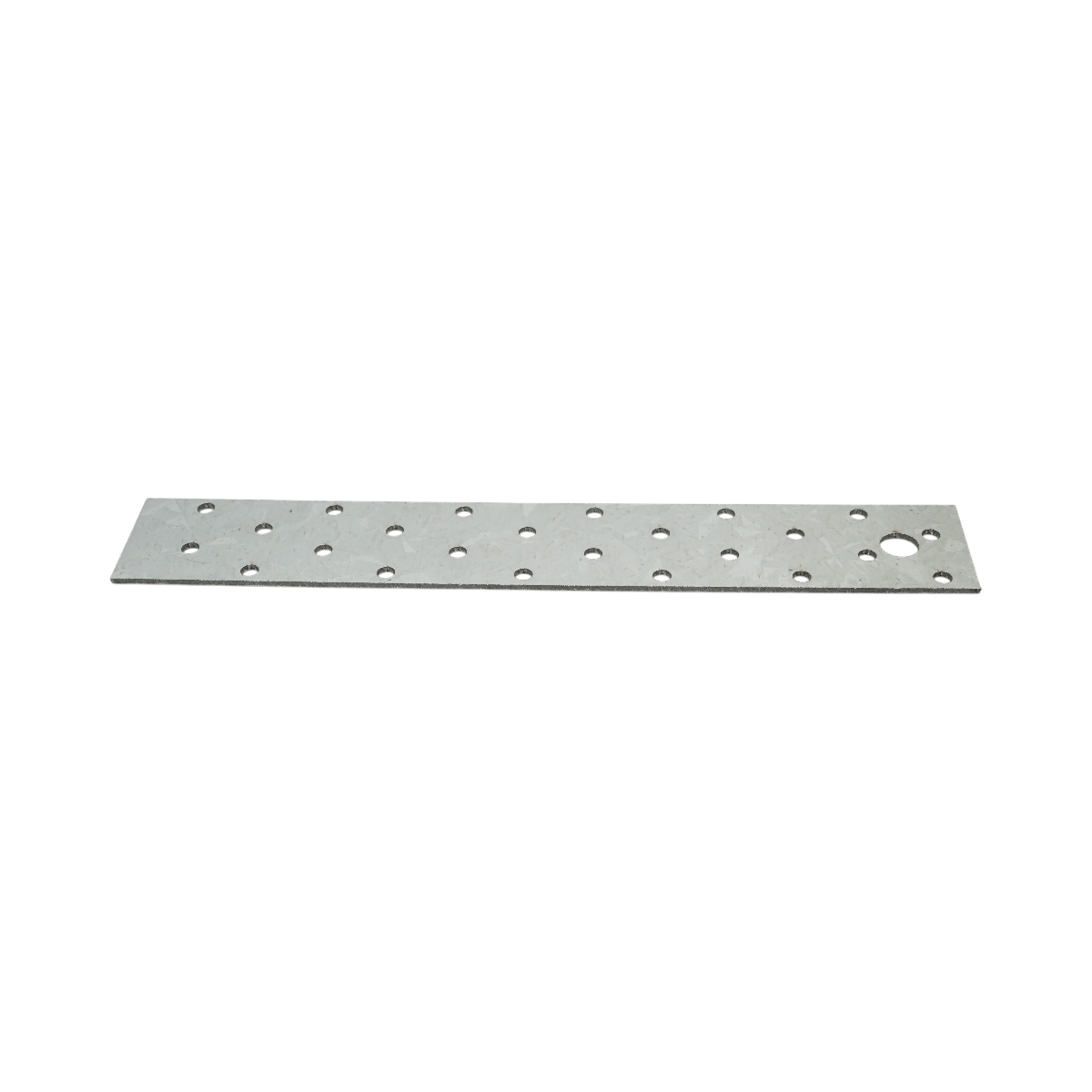 Piastra forata 40x250mm, spessore 2mm, acciaio zincato - immagine 2