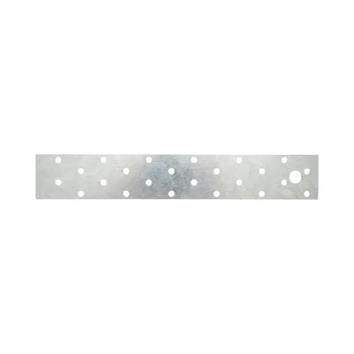 Piastra forata 40x250mm, spessore 2mm, acciaio zincato - immagine 4