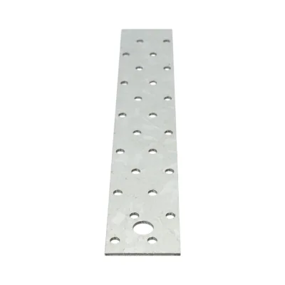 Piastra forata 40x250mm, spessore 2mm, acciaio zincato - immagine 3