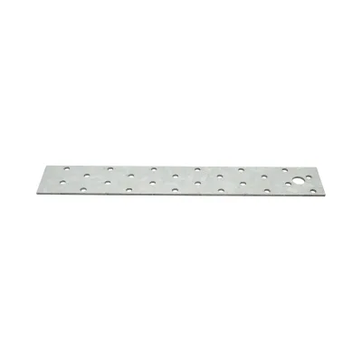 Piastra forata 40x250mm, spessore 2mm, acciaio zincato - immagine 2