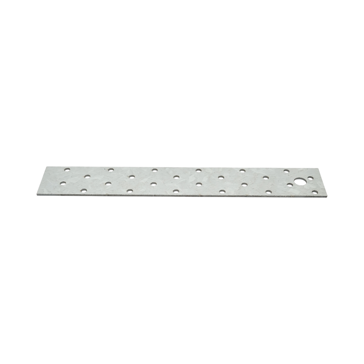 Piastra forata 40x250mm, spessore 2mm, acciaio zincato - immagine 2
