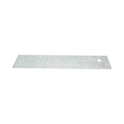 Piastra forata 50x200mm, spessore 2mm, acciaio zincato - immagine 2