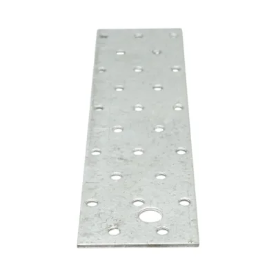 Piastra forata 50x200mm, spessore 2mm, acciaio zincato - immagine 3