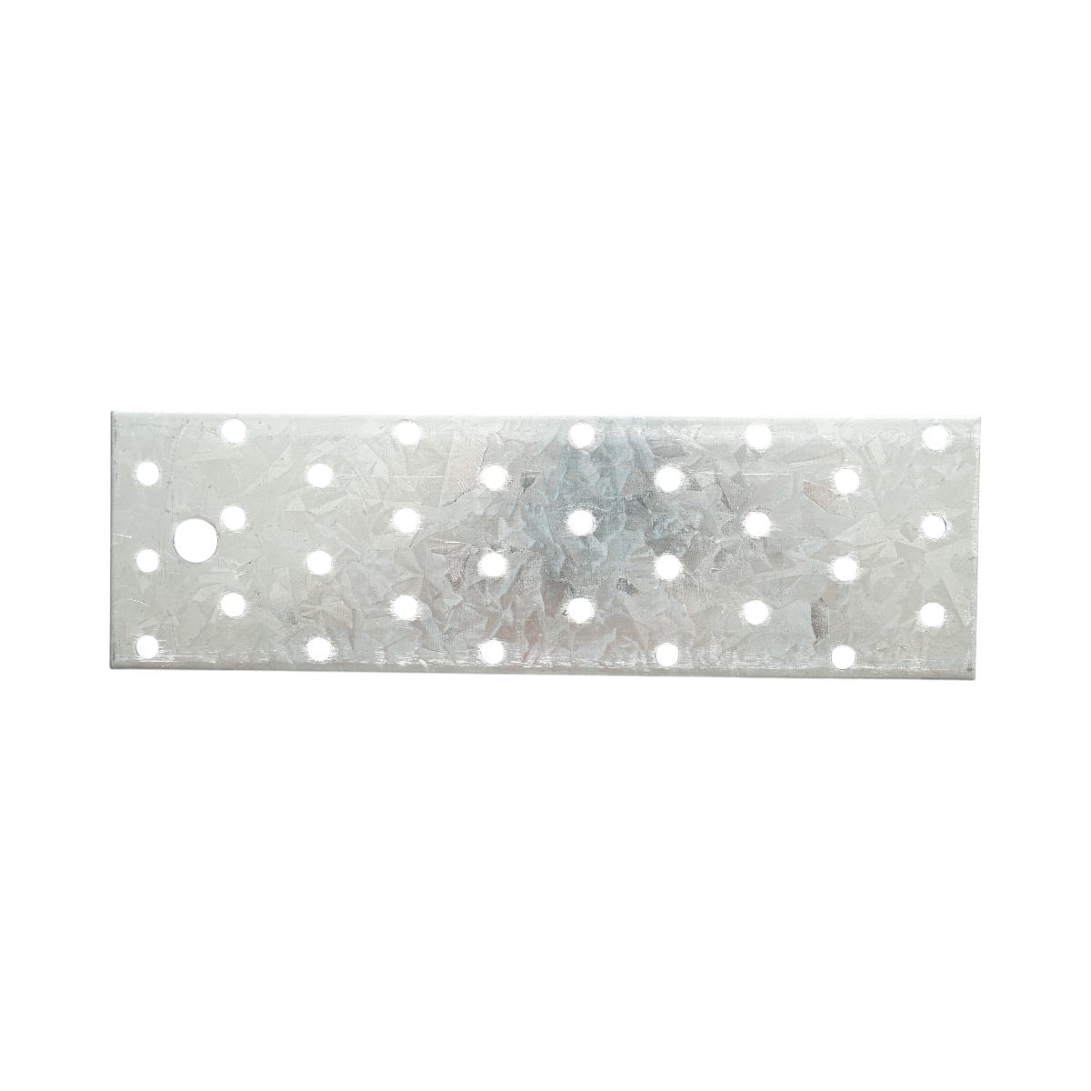 Piastra forata 60x200mm, spessore 2mm, acciaio zincato - immagine 4