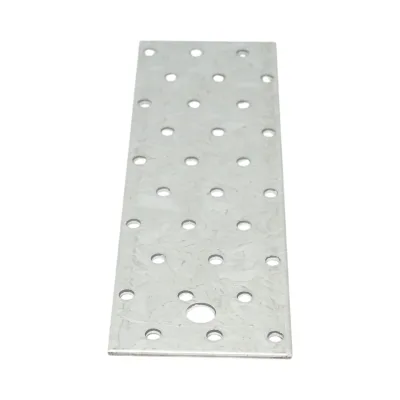 Piastra forata 60x200mm, spessore 2mm, acciaio zincato - immagine 3