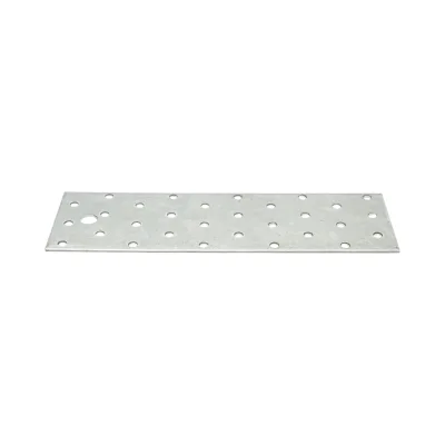 Piastra forata 60x200mm, spessore 2mm, acciaio zincato - immagine 2