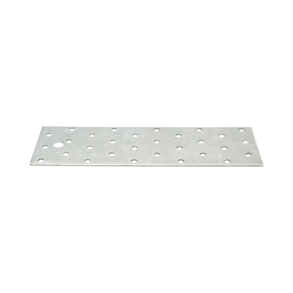 Piastra forata 60x200mm, spessore 2mm, acciaio zincato - immagine 2