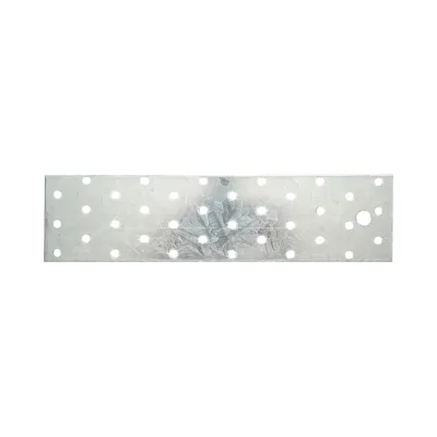 Piastra forata 60x240mm, spessore 2mm, acciaio zincato - immagine 4