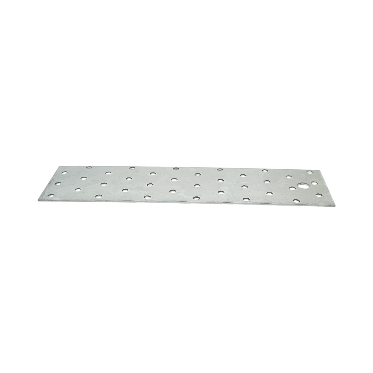 Piastra forata 60x240mm, spessore 2mm, acciaio zincato - immagine 2