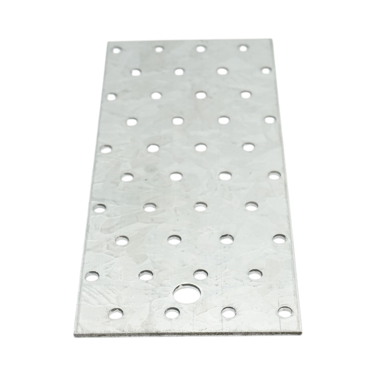 Piastra forata 80x200mm, spessore 2mm, acciaio zincato - immagine 3