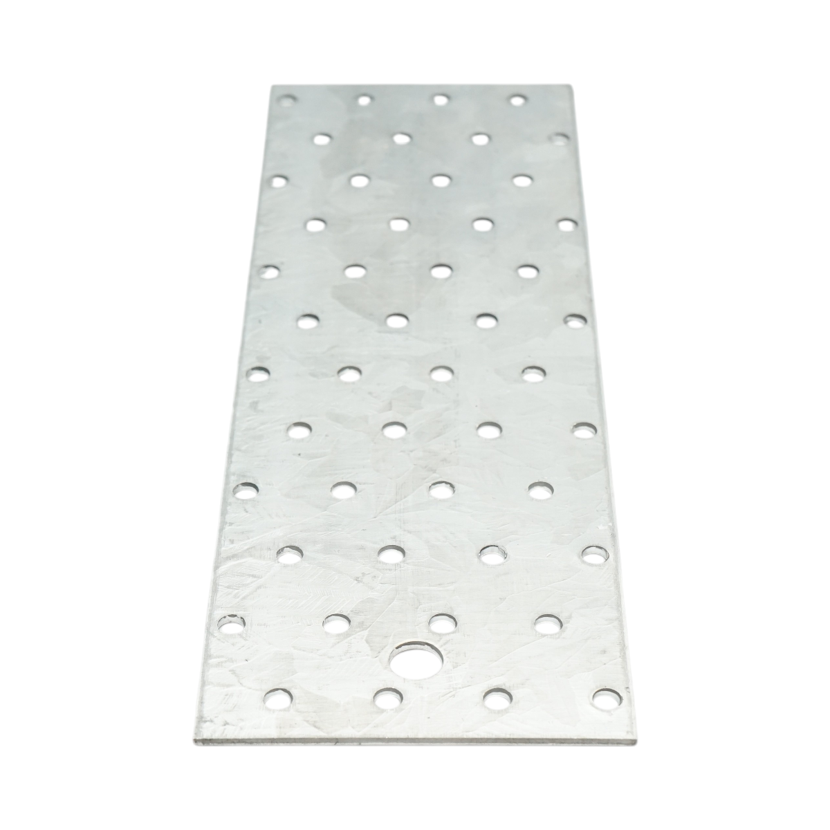 Piastra forata 80x240mm, spessore 2mm, acciaio zincato - immagine 3