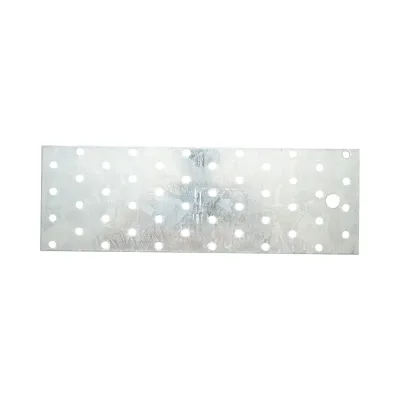 Piastra forata 80x240mm, spessore 2mm, acciaio zincato - immagine 4