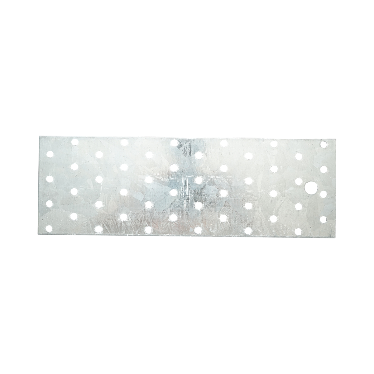 Piastra forata 80x240mm, spessore 2mm, acciaio zincato - immagine 4