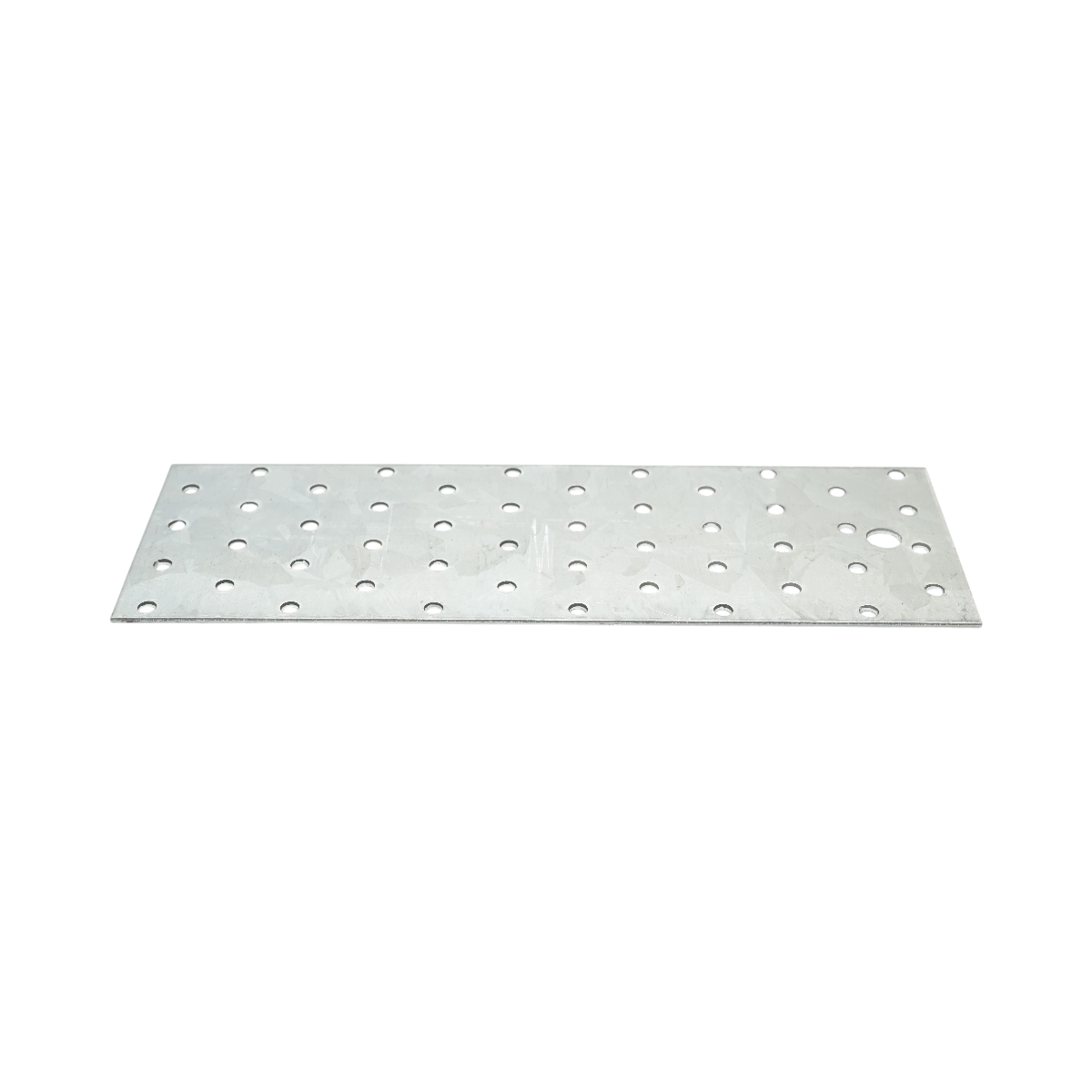 Piastra forata 80x240mm, spessore 2mm, acciaio zincato - immagine 2