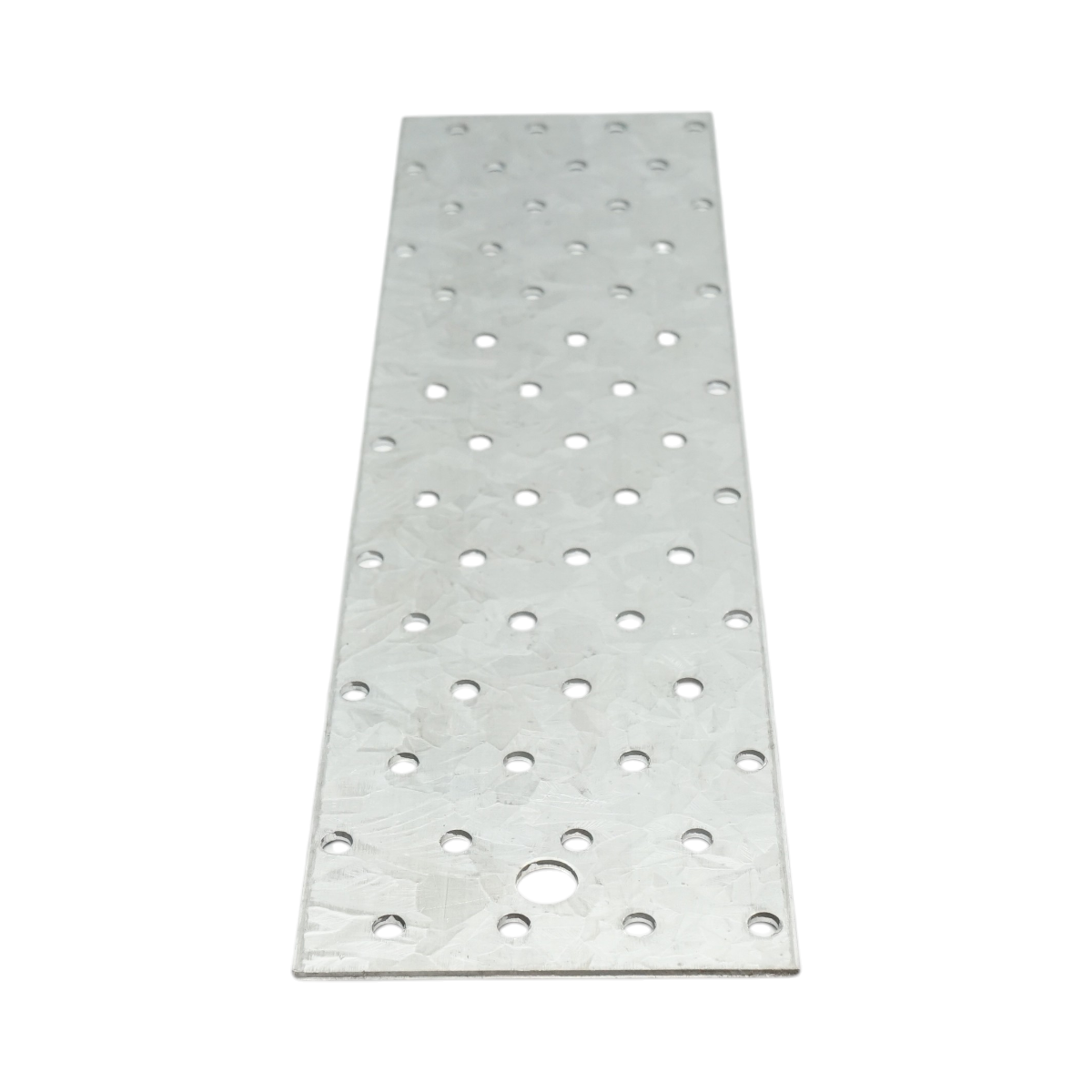 Piastra forata 80x300mm, spessore 2mm, acciaio zincato - immagine 3