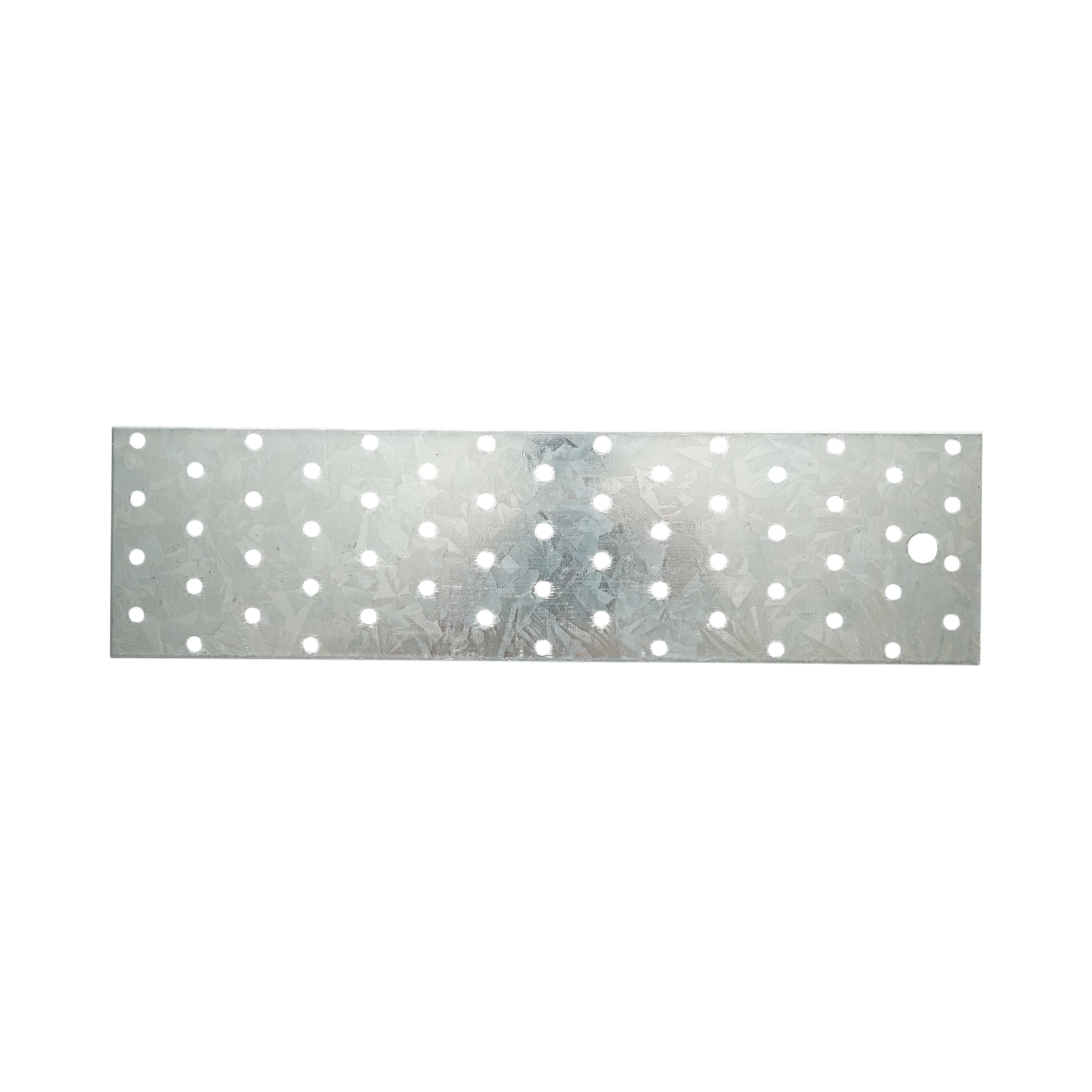 Piastra forata 80x300mm, spessore 2mm, acciaio zincato - immagine 4