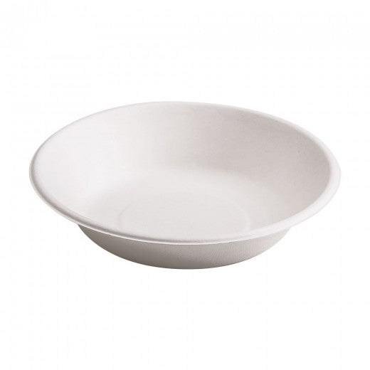 Piatti FONDI Ø 19 cm 680 ml 50 pezzi BIO ECOLOGICO in POLPA DI CELLULOSA, biodegradabili e compostabil, 50 piatti fondi D190 Polpa di Cellulosa - immagine 2