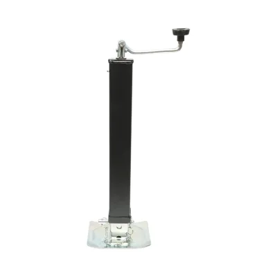 Piede di supporto per rimorchio regolabile con manovella, 56 cm, fissaggio laterale, carico massimo 3175 kg - immagine 4