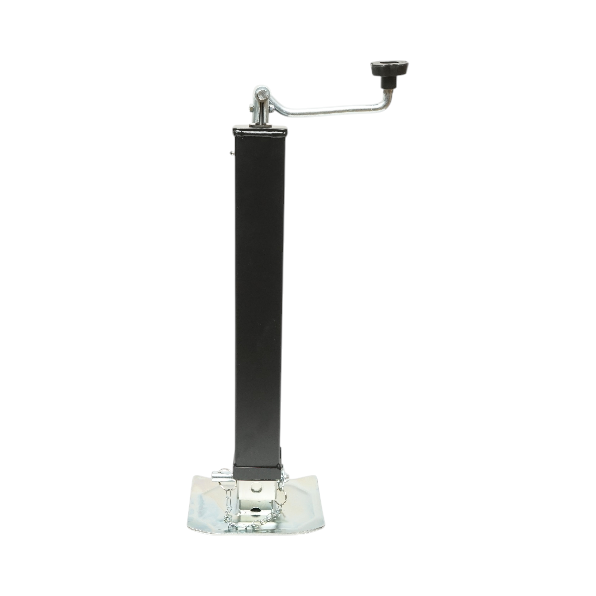Piede di supporto per rimorchio regolabile con manovella, 56 cm, fissaggio laterale, carico massimo 3175 kg - immagine 4