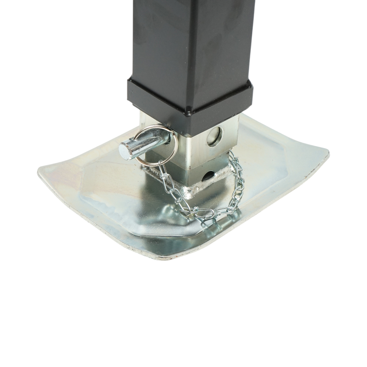 Piede di supporto per rimorchio regolabile con manovella, 56 cm, fissaggio laterale, carico massimo 3175 kg - immagine 6