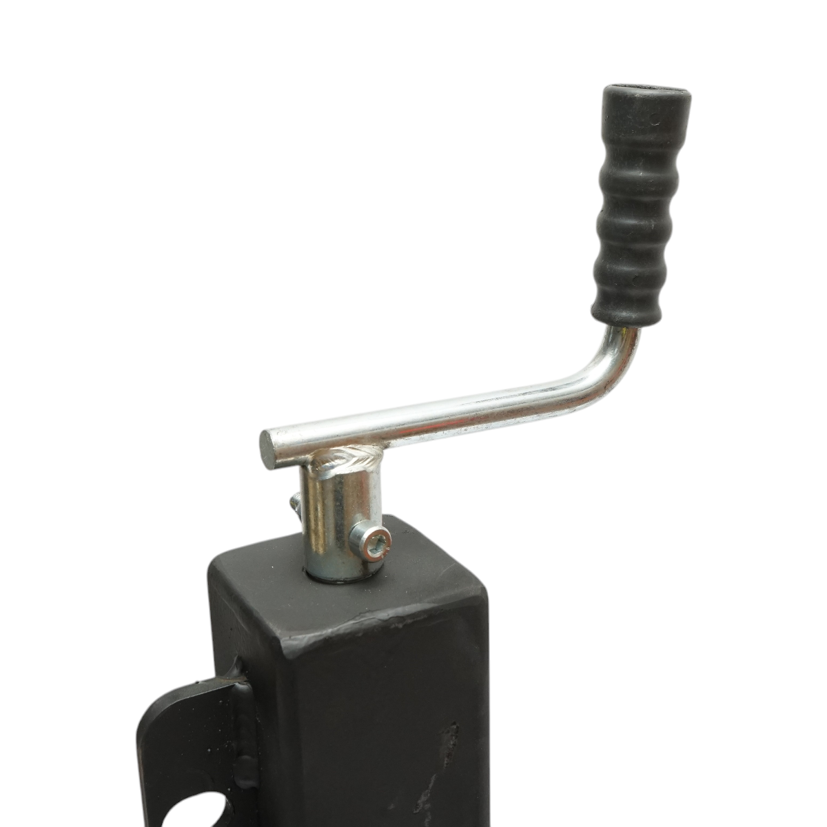 Piede di supporto per rimorchio regolabile con manovella, 58 cm, fissaggio laterale, carico massimo 4000 kg - immagine 5