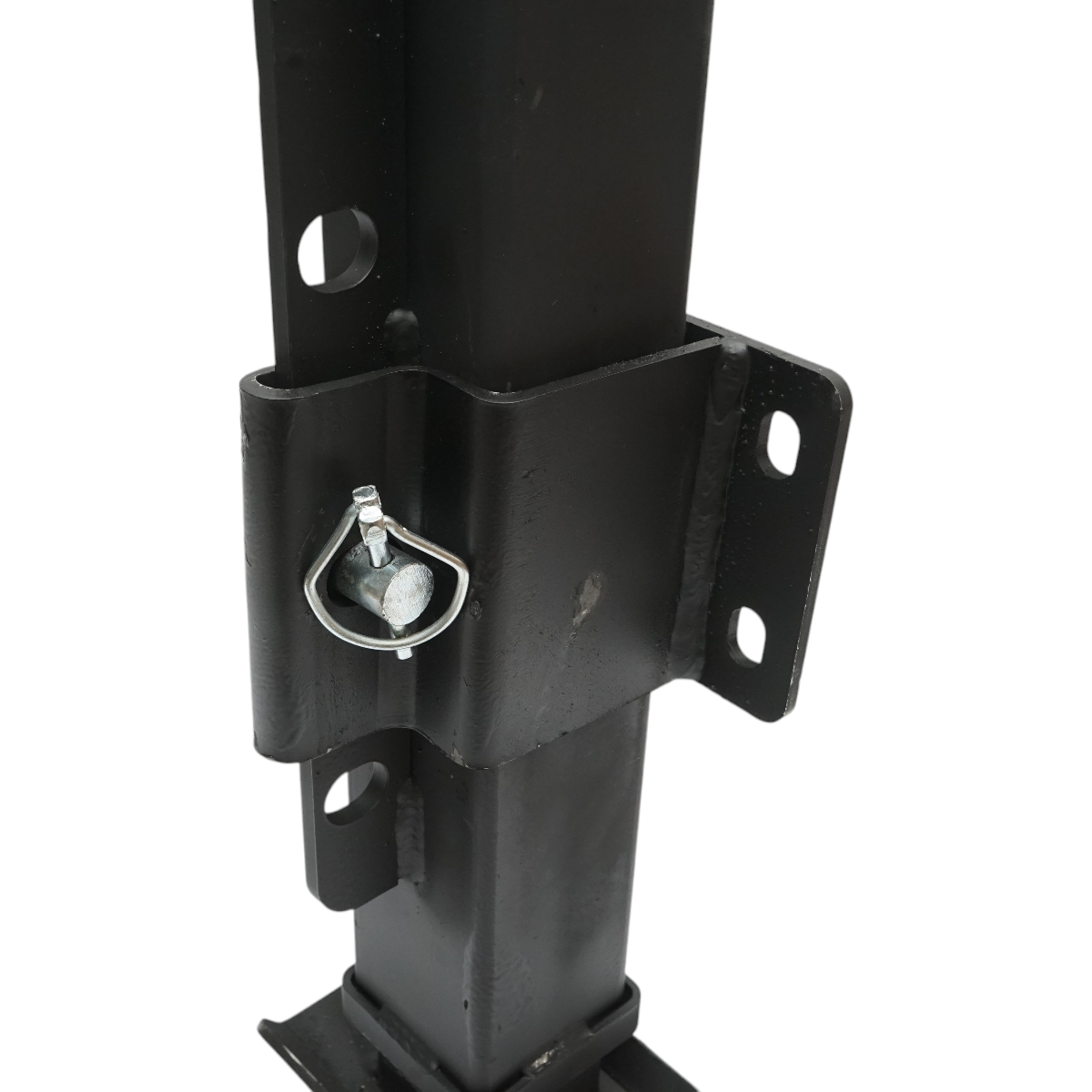Piede di supporto per rimorchio regolabile con manovella, 58 cm, fissaggio laterale, carico massimo 4000 kg - immagine 6