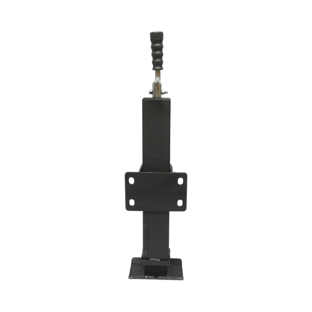 Piede di supporto per rimorchio regolabile con manovella, 58 cm, fissaggio laterale, carico massimo 4000 kg - immagine 2