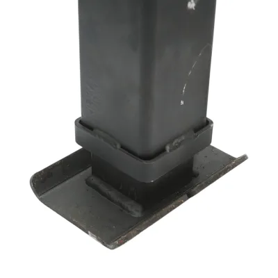 Piede di supporto per rimorchio regolabile con manovella, 58 cm, fissaggio laterale, carico massimo 4000 kg - immagine 5