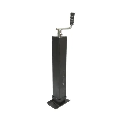 Piede di supporto per rimorchio regolabile con manovella, 58 cm, fissaggio laterale, carico massimo 4000 kg