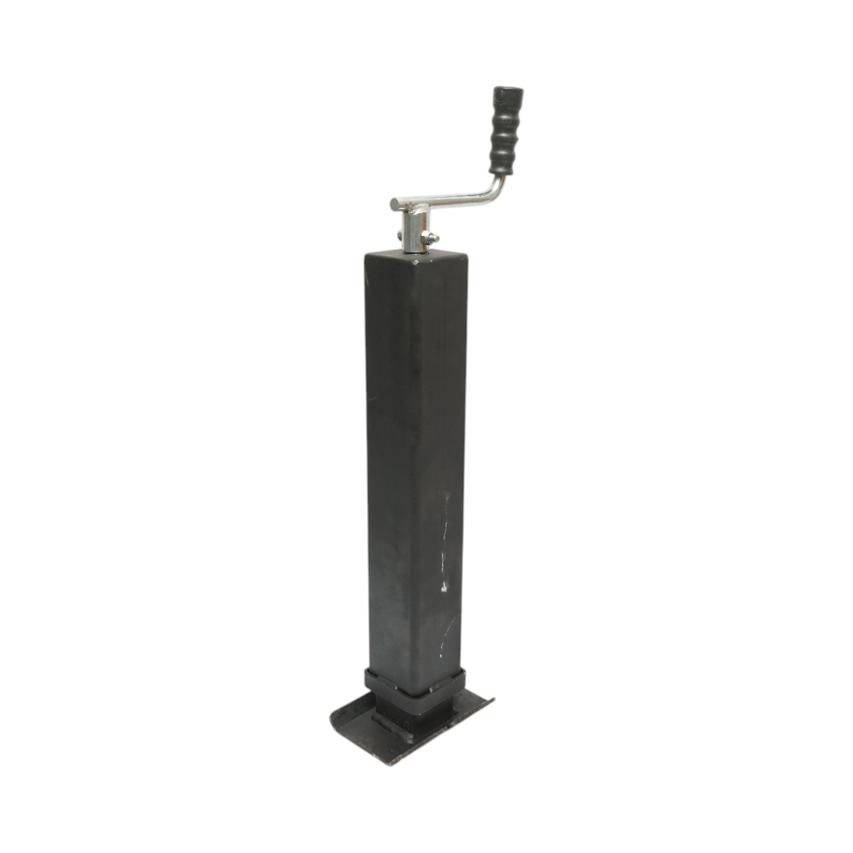 Piede di supporto per rimorchio regolabile con manovella, 58 cm, fissaggio laterale, carico massimo 4000 kg