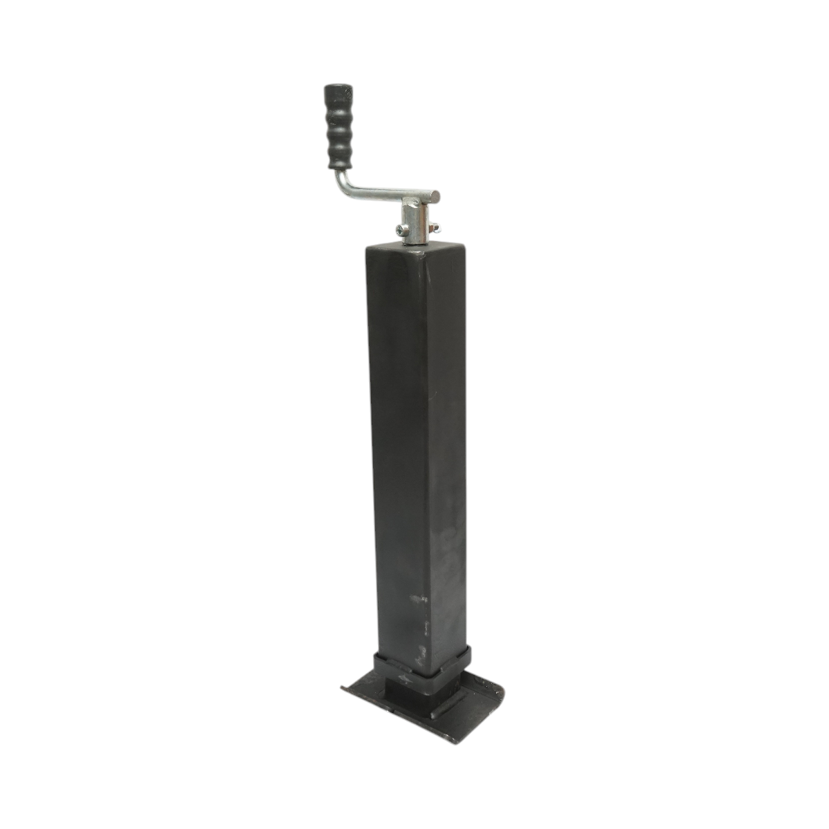 Piede di supporto per rimorchio regolabile con manovella, 58 cm, fissaggio laterale, carico massimo 4000 kg - immagine 4