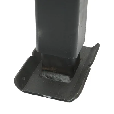 Piede di supporto per rimorchio regolabile con manovella, 64 cm, fissaggio laterale, carico massimo 4000 kg - immagine 6