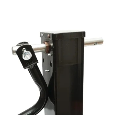 Piede di supporto per rimorchio regolabile con manovella, 71 cm, fissaggio laterale, carico massimo 5443 kg - immagine 5