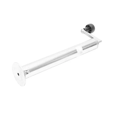 Piede di supporto regolabile per rimorchio, diametro 48 mm, altezza minima 390 mm, massima 640 mm - immagine 3
