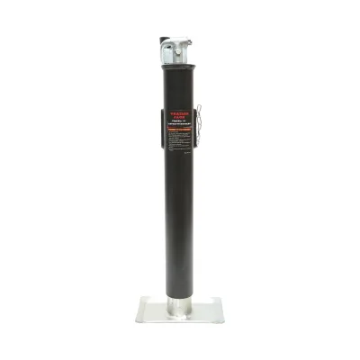 Piedino di supporto regolabile per rimorchio con manovella 50 cm, fissaggio laterale, carico massimo 2268 kg. - immagine 3