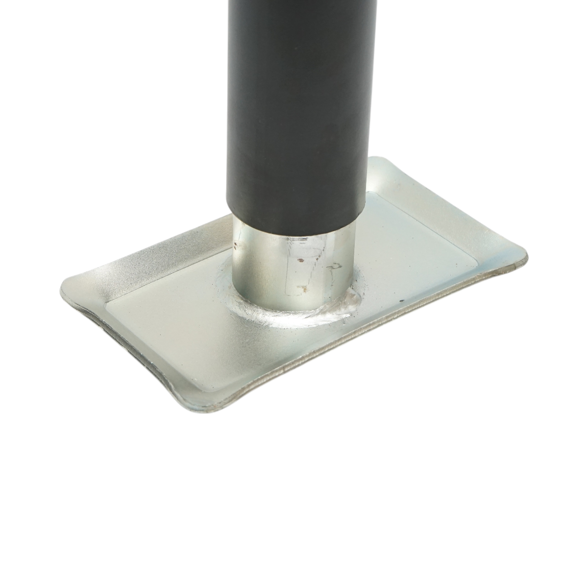 Piedino di supporto regolabile per rimorchio con manovella 50 cm, fissaggio laterale, carico massimo 2268 kg. - immagine 6