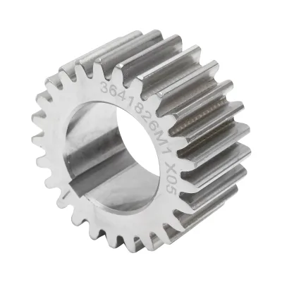 Pignone albero motore Landini, Massey Ferguson, JCB, Perkins codice OEM motore 02139014, 31163411, 81804043, 31163491, 31163492, 31163493, 31163494, 31163495, 3637518M1, 3641085M1, 3641397M91, 3641826M1, 957E6306