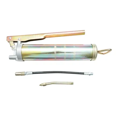 PIngrassatore Manuale Pistola per Grasso, Grasso Universale Pistola per ingrassare con manico + tubo di grasso da 100 gr