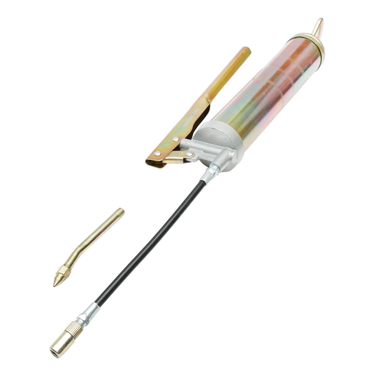PIngrassatore Manuale Pistola per Grasso, Grasso Universale Pistola per ingrassare con manico + tubo di grasso da 100 gr - immagine 3